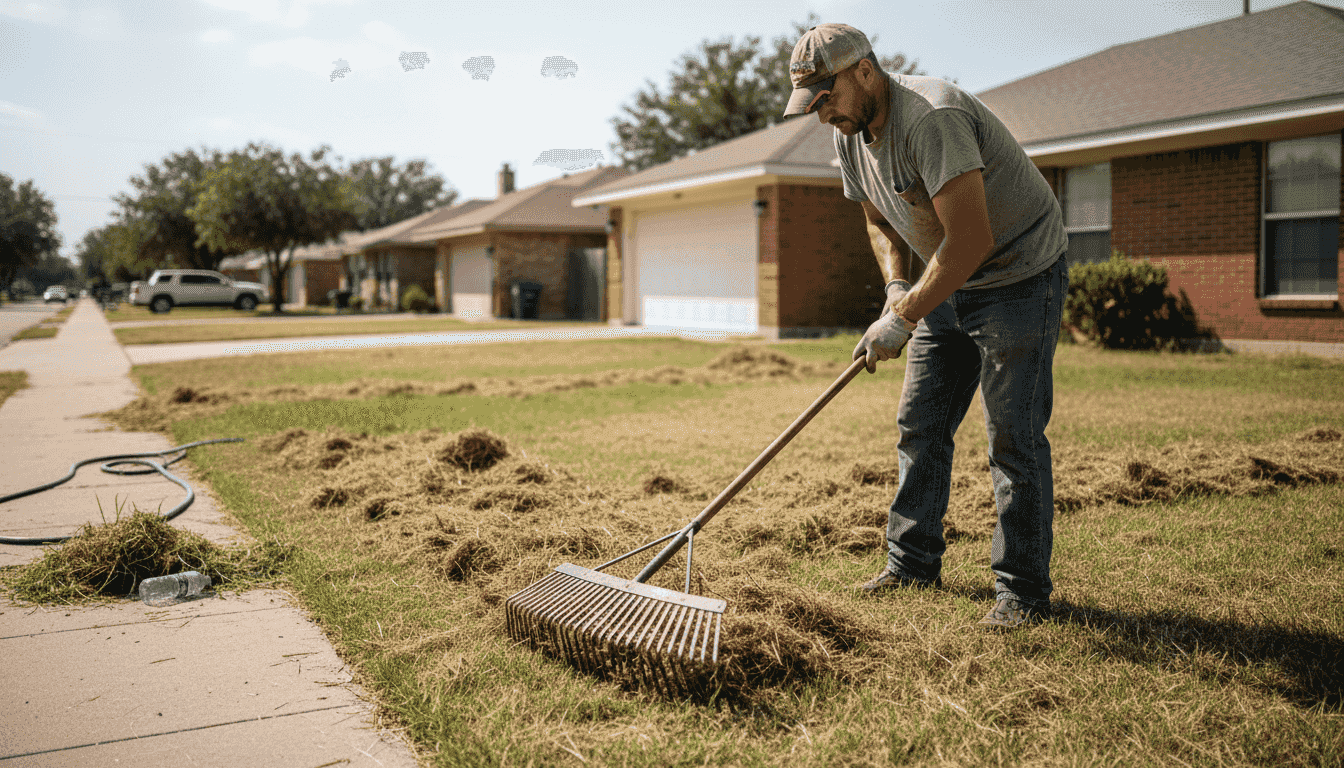 What is lawn dethatching: guide for Lubbock homeowners 2026