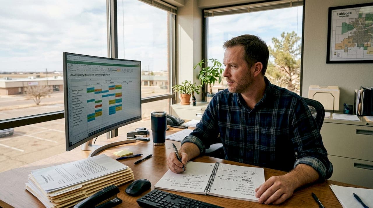 Streamline landscaping workflow for Lubbock managers
