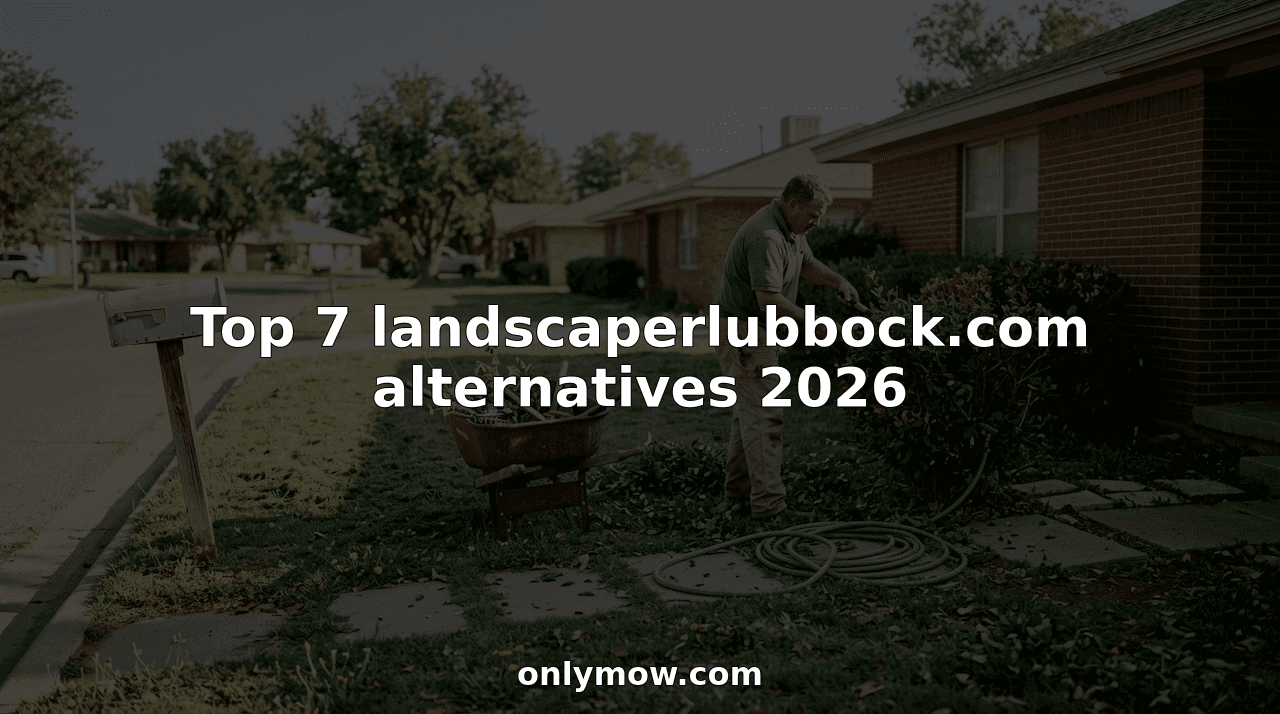 Top 7 landscaperlubbock.com alternatives 2026