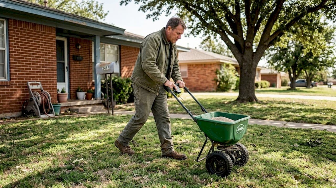 How to fertilize your yard in Lubbock for greener lawns
